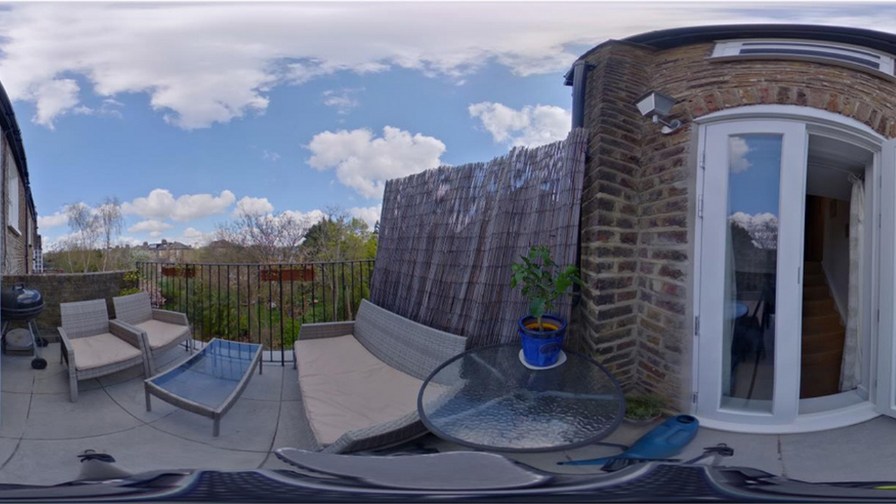 Frames Stitched and Distortion Corrected — before